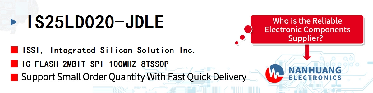 IS25LD020-JDLE ISSI IC FLASH 2MBIT SPI 100MHZ 8TSSOP