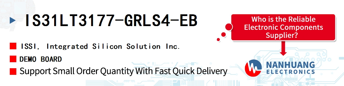 IS31LT3177-GRLS4-EB ISSI DEMO BOARD