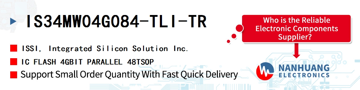 IS34MW04G084-TLI-TR ISSI IC FLASH 4GBIT PARALLEL 48TSOP