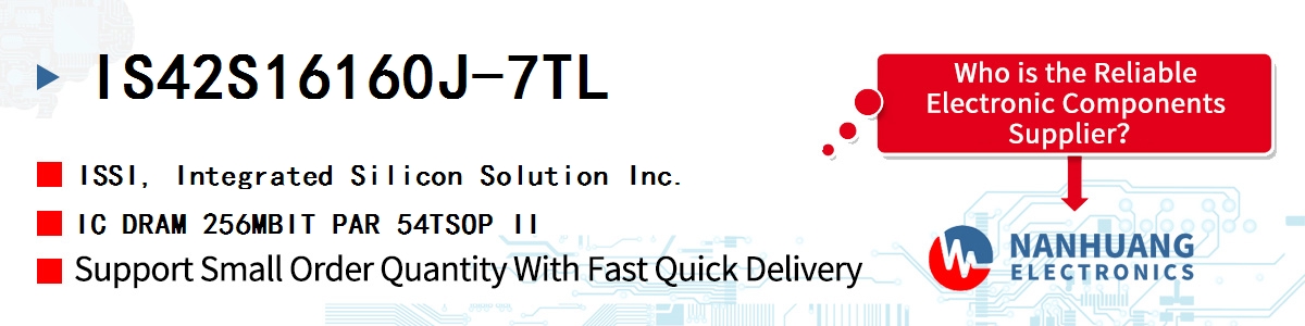 IS42S16160J-7TL ISSI IC DRAM 256MBIT PAR 54TSOP II