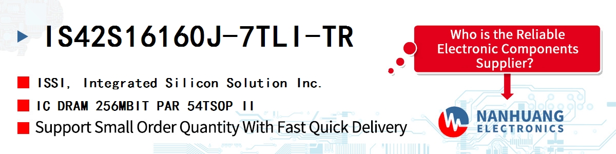 IS42S16160J-7TLI-TR ISSI IC DRAM 256MBIT PAR 54TSOP II